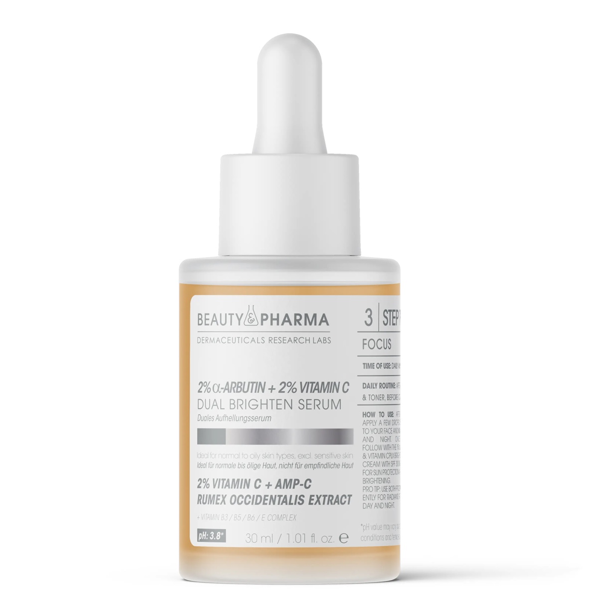 2% Alpha-Arbutin + 2% Vitamin C Dual Brighten Serum